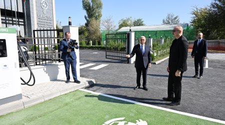 Prezident Zəngilan Elektrik Şəbəkəsinin Rəqəmsal İdarəetmə Mərkəzinin açılışında - FOTO