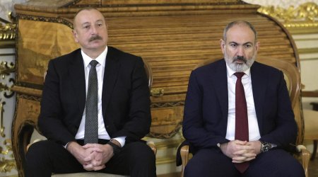İlham Əliyev və Paşinyan MDB Dövlət Başçıları Şurasının iclasından sonra söhbət ediblər - ANBAAN VİDEO