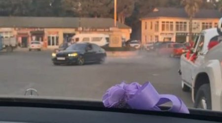 “BMW” ilə “avtoşluq” etdi, həbs olundu - FOTO/VİDEO