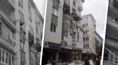 Türkiyədə yaşayış binasında partlayış: 1 ölü, 16 yaralı var - FOTO