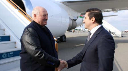 Lukaşenko Bakıya GƏLDİ – FOTO