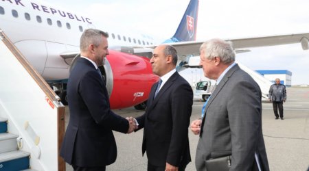 Serbiya və Slovakiya prezidentləri Bakıda – FOTO