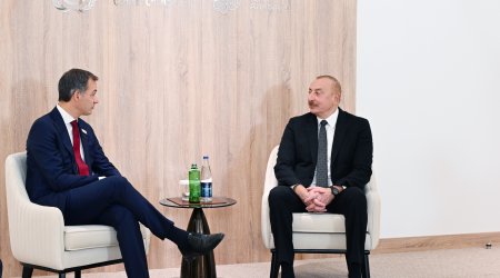 Prezident Belçikanın Baş naziri ilə GÖRÜŞDÜ – FOTO/VİDEO