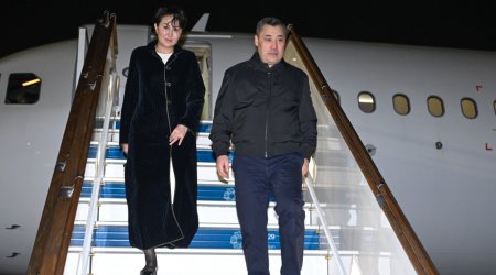 Sadır Japarov Bakıda – FOTO