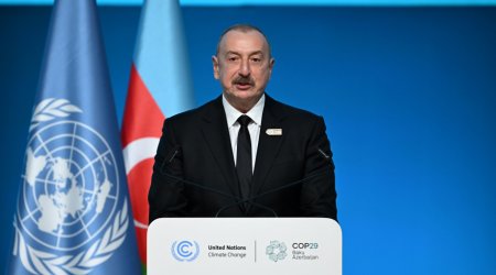 Prezidentdən COP29-a görə Azərbaycanı hədəf seçənlərə CAVAB: “Dezinformasiya üçün yarışa giriblər”- VİDEO