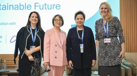 COP29: "Liderlik edən qadınlar: Dayanıqlı gələcək üçün iqlim çempionları" panel sessiyası keçirildi - FOTO