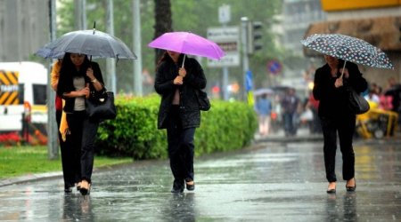 Hazırda Bakı və Abşeronda yağış yağır - Faktiki hava