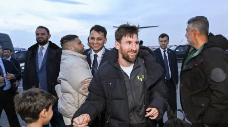 Messi və yoldaşlarının Bakı səfəri BAŞA ÇATDI - FOTO/VİDEO