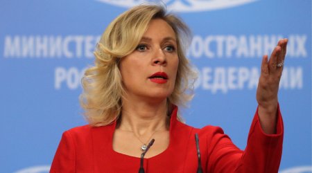 Zaxarova: “Ermənistanın KTMT-dən çıxması ilə bağlı Rusiyada rəsmi məlumat yoxdur"