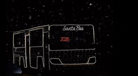 Bakıda maraqlı TƏŞƏBBÜS: 2025-ə aparan “Santa Bus” - VİDEO