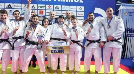 Cüdoçumuz Çempionlar Liqasında bürünc medal qazandı