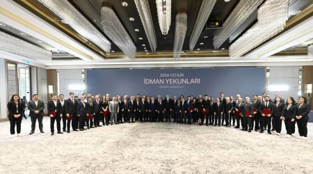 İlham Əliyev idmançıları mükafatlandırdı - FOTO