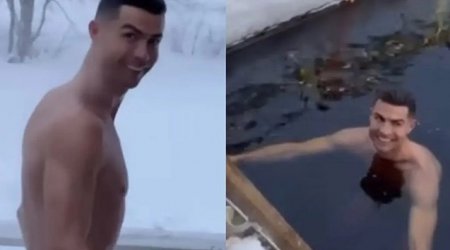 Ronaldo Milad bayramını ailəsi ilə Finlandiyada qeyd edir - VİDEO