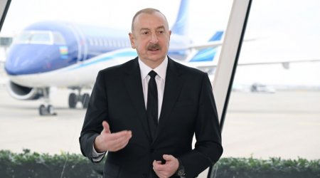 İlham Əliyev: Açıq-aydın deyə bilərik ki, təyyarə Rusiya tərəfindən vuruldu