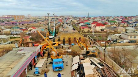 Saray körpüsünün tikintisi BU TARİXDƏ başa çatacaq – RƏSMİ/VİDEO