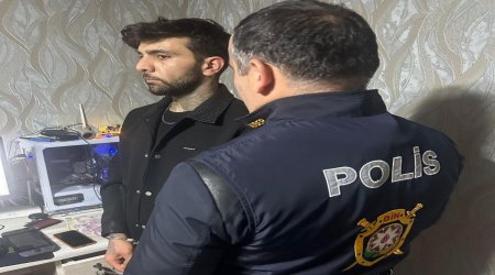 Hökümə Əliyevanın atasının kartından pul oğurlayan şəxsin saxlanılma görüntüləri - VİDEO