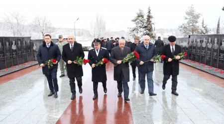 Qanlı Yanvar qurbanlarının xatirəsi Qusarda da ANILDI – FOTO/VİDEO