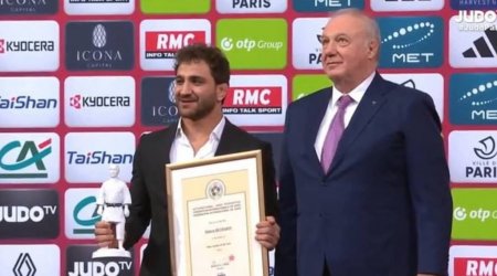 Olimpiya çempionumuz 2024-cü ilin ən yaxşı cüdoçusu seçildi - VİDEO