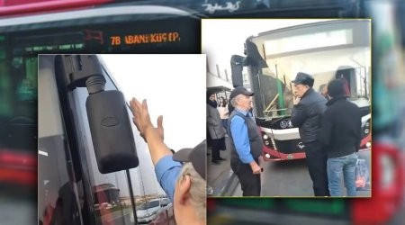 “BakuBus”un sürücüsü ilə sərnişinlər arasında MÜBAHİSƏ – VİDEO