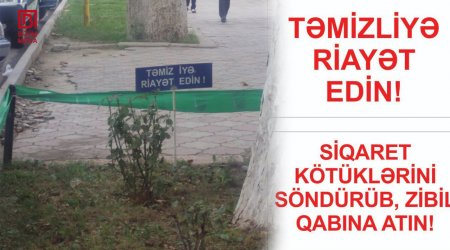 “Sakitliyə riayət edin", “Bura zibil atmayın” – Qaydalar niyə əmr formasında YAZILIR?