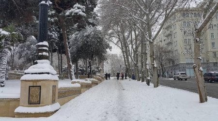 XƏBƏRDARLIQ: Bakıya qar yağacaq, yollar buz bağlayacaq