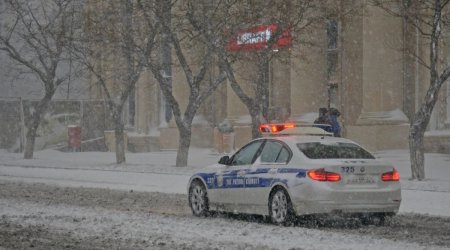 Axşama doğru yollar buz bağlayacaq - DYP-dən XƏBƏRDARLIQ