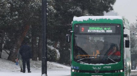 Avtobus sürücülərinə TƏLİMAT: “Qaralı havada...” - FOTO