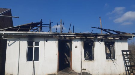 İnternet modemi alışdı - 50 yaşlı kişinin evi külə döndü - FOTO/VİDEO
