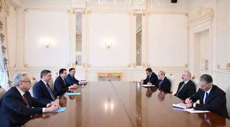 İlham Əliyev Qazaxıstanın Baş nazirini qəbul etdi
