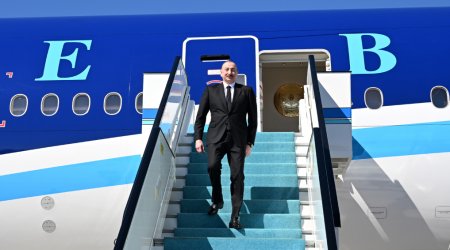İlham Əliyev Türkiyəyə getdi - FOTO/VİDEO