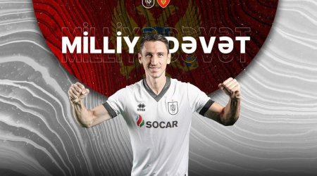 “Neftçi”nin futbolçusu Montoneqro millisinə ÇAĞIRILDI