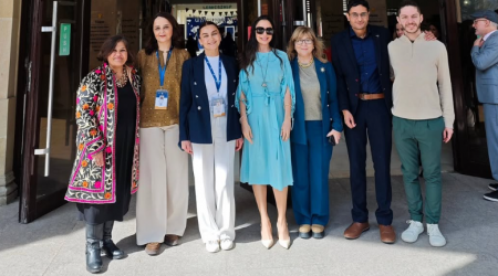Leyla Əliyeva Oxbridge Akademiyasını ziyarət edib - FOTO