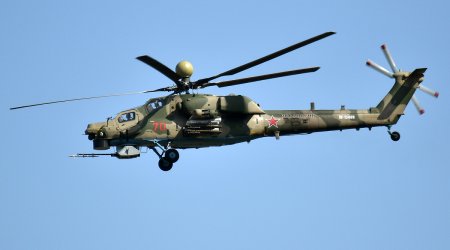 Hərbi helikopter qəzaya uğradı, ekipaj həlak oldu - FOTO