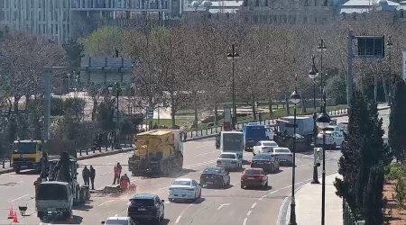 “Gənclik” istiqamətində hərəkət məhdudlaşdırıldı - FOTO