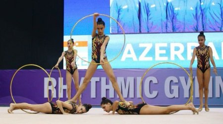 Gimnastlarımız Bakıdakı beynəlxalq turnirdə gümüş medal qazandı