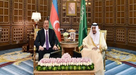 Səudiyyə Ərəbistanının Kralı Azərbaycan Prezidentini təbrik edib