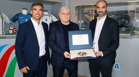 AFFA rəsmisi “Barselona”nın nümayəndələri ilə görüşdü