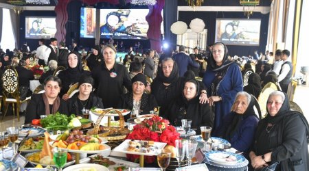 Heydər Əliyev Fondu Ramazan bayramında şəhid ailələri ilə BİR ARADA - FOTO