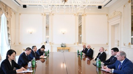 Prezident Çin Kommunist Partiyası Mərkəzi Komitəsinin üzvünü qəbul etdi – FOTO