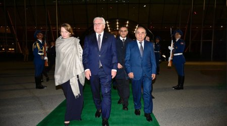 Almaniya Prezidentinin Azərbaycana səfəri BAŞA ÇATDI - FOTO