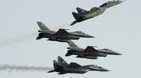 Polşa Rusiyaya görə qırıcıları havaya qaldırdı