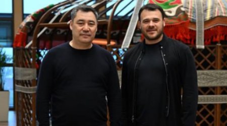 Emin Ağalarov Qırğızıstan prezidenti ilə görüşdü – VİDEO