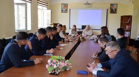 Heydər Əliyev adına Hərbi İnstitutda NATO proqramı çərçivəsində tədbirlər keçirilir - FOTO