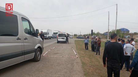 Biləsuvarda AĞIR QƏZA – Əsgərlikdən yeni qayıdan gənci maşın VURUB – FOTO/VİDEO