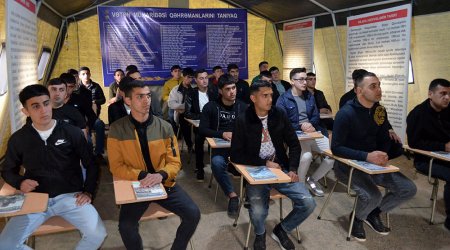 Ehtiyatda olan hərbçilər təlimə çağırıldı – FOTO