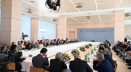 Prezident beynəlxalq forumla bağlı paylaşım etdi – VİDEO