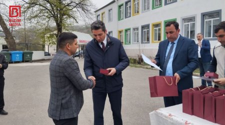 Ağdərəyə köçən 20 ailəyə mənzillərin açarları təqdim edildi – FOTO