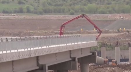 Şərqi Zəngəzurla Naxçıvanı birləşdirəcək körpüdən ən yeni VİDEO