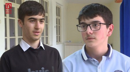 İmtahanda maksimum bal toplayan ŞƏKİ MƏKTƏBLİLƏRİ - Biri həkim, digəri mühəndis olmaq arzusundadır – FOTO