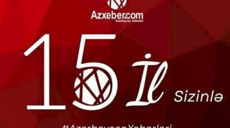 Azxeber.com 15 yaşını qeyd edir